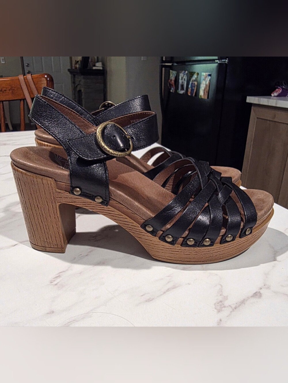Dansko Dawson Leather Sandal Womens Size 37